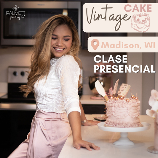 Reserva tu spot: Clase de Decoración de Vintage Cakes – Easter Edition🐰🩵🥕